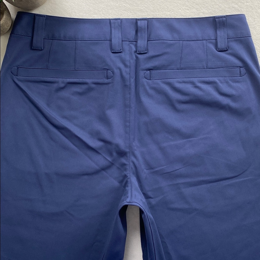 Rhone Commuter Flex Knit Flat Front Lifestyle/Performance Short (Navy) - Picture 4 of 16